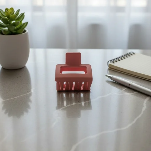 Elegant Pink Small Hair Claw Clip (New) - Picture 4 of 4
